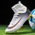 Football outdoor AG tpu fly knit soccer shoes